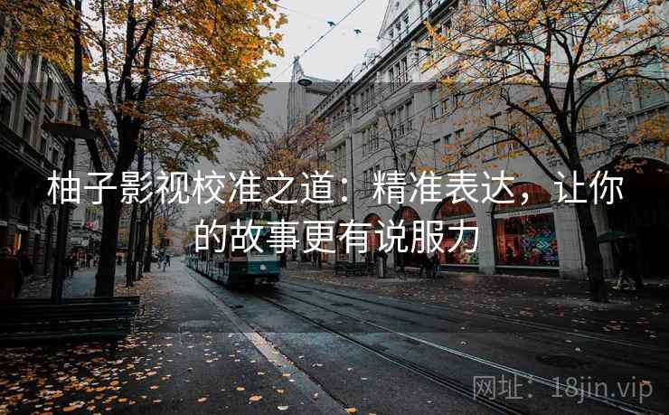 柚子影视校准之道：精准表达，让你的故事更有说服力